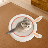 Maxbell Cats Scratcher Board Bowl House Scratch Pad Nest for Small Medium Large Cats White Rope