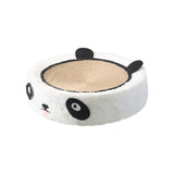 Maxbell Cats Scratcher Board Bowl House Scratch Pad Nest for Small Medium Large Cats Panda