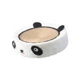 Maxbell Cats Scratcher Board Bowl House Scratch Pad Nest for Small Medium Large Cats Panda