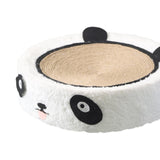 Maxbell Cats Scratcher Board Bowl House Scratch Pad Nest for Small Medium Large Cats Panda
