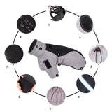 Maxbell Dog Coat Dog Jacket Outfit Fleece for Small Medium Large Dogs Walking Hiking