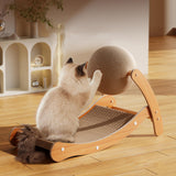 Maxbell Corrugated Paper Cats Scratcher Sisal Cat Scratch Post for Indoor Cats Kitty