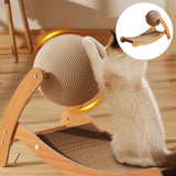Maxbell Corrugated Paper Cats Scratcher Sisal Cat Scratch Post for Indoor Cats Kitty