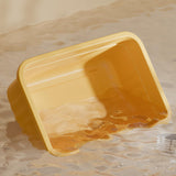 Maxbell Open Top Pet Litter Box Cats Toilet Kitty Litter Pan for Small and Large Cats Yellow