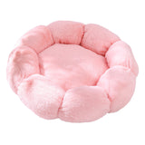 Maxbell Small Dog Beds Anti Skid Bottom Durable Plush Cushion for Kitten Dogs Poodle Pink 50cm