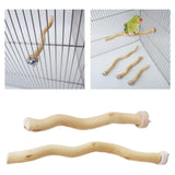 Maxbell Bird Perch Parrot Bird Standing Grape Stick for Conures Cockatiels Parakeets 20cm