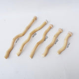 Maxbell Bird Perch Parrot Bird Standing Grape Stick for Conures Cockatiels Parakeets 20cm