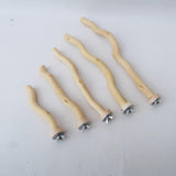 Maxbell Bird Perch Parrot Bird Standing Grape Stick for Conures Cockatiels Parakeets 20cm