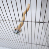 Maxbell Bird Perch Parrot Bird Standing Grape Stick for Conures Cockatiels Parakeets 20cm