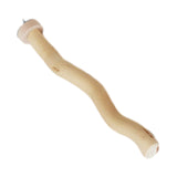 Maxbell Bird Perch Parrot Bird Standing Grape Stick for Conures Cockatiels Parakeets 20cm