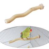 Maxbell Bird Perch Parrot Bird Standing Grape Stick for Conures Cockatiels Parakeets 20cm