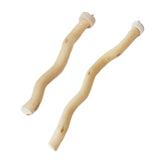 Maxbell Bird Perch Parrot Bird Standing Grape Stick for Conures Cockatiels Parakeets 20cm