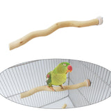 Maxbell Bird Perch Parrot Bird Standing Grape Stick for Conures Cockatiels Parakeets 30cm