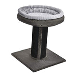 Maxbell Cat Scratch Post with Plush Cat Bed Climbing Plush Nest for Indoor Cats Cats