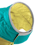 Maxbell Dog Winter Coat Adjustable Full Body Clothing Reversible Apparel Pet Clothes blue and yellow