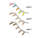 Maxbell Suction Cup Wood Perch Toy Parrot Playstand for Parakeet Cockatiel Bluebirds style A