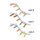 Maxbell Suction Cup Wood Perch Toy Parrot Playstand for Parakeet Cockatiel Bluebirds style A