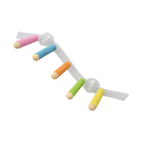 Maxbell Suction Cup Wood Perch Toy Parrot Playstand for Parakeet Cockatiel Bluebirds style A