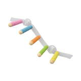 Maxbell Suction Cup Wood Perch Toy Parrot Playstand for Parakeet Cockatiel Bluebirds style A