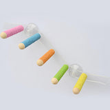 Maxbell Suction Cup Wood Perch Toy Parrot Playstand for Parakeet Cockatiel Bluebirds style A