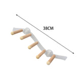 Maxbell Suction Cup Wood Perch Toy Parrot Playstand for Parakeet Cockatiel Bluebirds style B