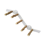 Maxbell Suction Cup Wood Perch Toy Parrot Playstand for Parakeet Cockatiel Bluebirds style C