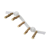 Maxbell Suction Cup Wood Perch Toy Parrot Playstand for Parakeet Cockatiel Bluebirds style C