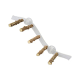 Maxbell Suction Cup Wood Perch Toy Parrot Playstand for Parakeet Cockatiel Bluebirds style C