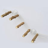 Maxbell Suction Cup Wood Perch Toy Parrot Playstand for Parakeet Cockatiel Bluebirds style C