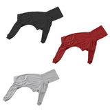 Maxbell Dog Coats Warm Soft High Collar Comfortable Pullover Dog Pajamas for Pet Dog Black 2XL