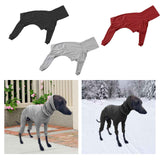 Maxbell Dog Coats Warm Soft High Collar Comfortable Pullover Dog Pajamas for Pet Dog Black 2XL