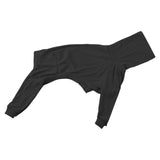 Maxbell Dog Coats Warm Soft High Collar Comfortable Pullover Dog Pajamas for Pet Dog Black 2XL