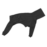 Maxbell Dog Coats Warm Soft High Collar Comfortable Pullover Dog Pajamas for Pet Dog Black 2XL