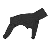 Maxbell Dog Coats Warm Soft High Collar Comfortable Pullover Dog Pajamas for Pet Dog Black 2XL