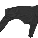 Maxbell Dog Coats Warm Soft High Collar Comfortable Pullover Dog Pajamas for Pet Dog Black 2XL