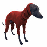 Maxbell Dog Coats Warm Soft High Collar Comfortable Pullover Dog Pajamas for Pet Dog Red  3XL