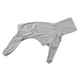 Maxbell Dog Coats Warm Soft High Collar Comfortable Pullover Dog Pajamas for Pet Dog Gray 3XL