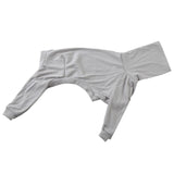 Maxbell Dog Coats Warm Soft High Collar Comfortable Pullover Dog Pajamas for Pet Dog Gray 3XL