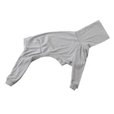 Maxbell Dog Coats Warm Soft High Collar Comfortable Pullover Dog Pajamas for Pet Dog Gray 3XL