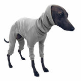 Maxbell Dog Coats Warm Soft High Collar Comfortable Pullover Dog Pajamas for Pet Dog Gray 3XL