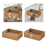 Maxbell Cat Scratch Pad Large Cat Cardboard House for Cats to Grind Paws Indoor Cats Style A
