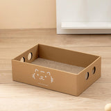 Maxbell Cat Scratch Pad Large Cat Cardboard House for Cats to Grind Paws Indoor Cats Style A