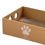 Maxbell Cat Scratch Pad Large Cat Cardboard House for Cats to Grind Paws Indoor Cats Style B