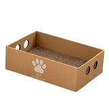 Maxbell Cat Scratch Pad Large Cat Cardboard House for Cats to Grind Paws Indoor Cats Style B