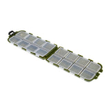 Maxbell Double Sided Fishing Lure Boxes 16 Compartments Storage Case Tackle Tool