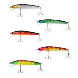 Maxbell 43pcs/Set 3D Eyes Artificial Baits Fish Fishing Lures 6 Models with VMC Hook