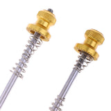 Maxbell Front Rear Quick Release Axle Bicycle Skewer Set for Road Bike Skewers Gold