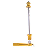 Maxbell Front Rear Quick Release Axle Bicycle Skewer Set for Road Bike Skewers Gold