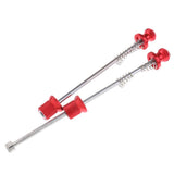 Maxbell Front Rear Quick Release Axle Bicycle Skewer Set for Road Bike Skewers Red