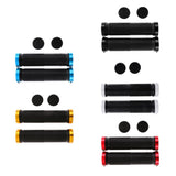 Maxbell 1 Pair Mountain Bike Handlebar Cover Grips Smooth Soft Rubber Handle Gold
